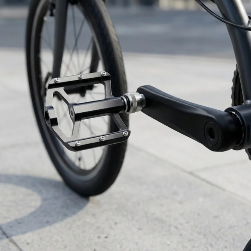 Hollow Pedals with for Folding Bikes Sealed Bearing System Lightweight Build and Consistent Pedal Responsiveness