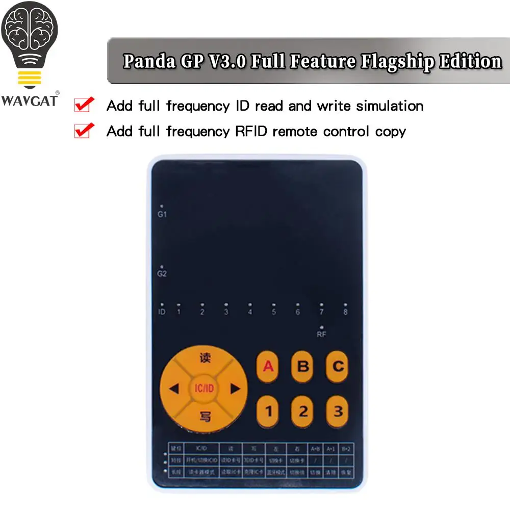 

Access control elevator copy crack Panda GP Chameleon dual-frequency ICID reader third-generation non-vulnerability card