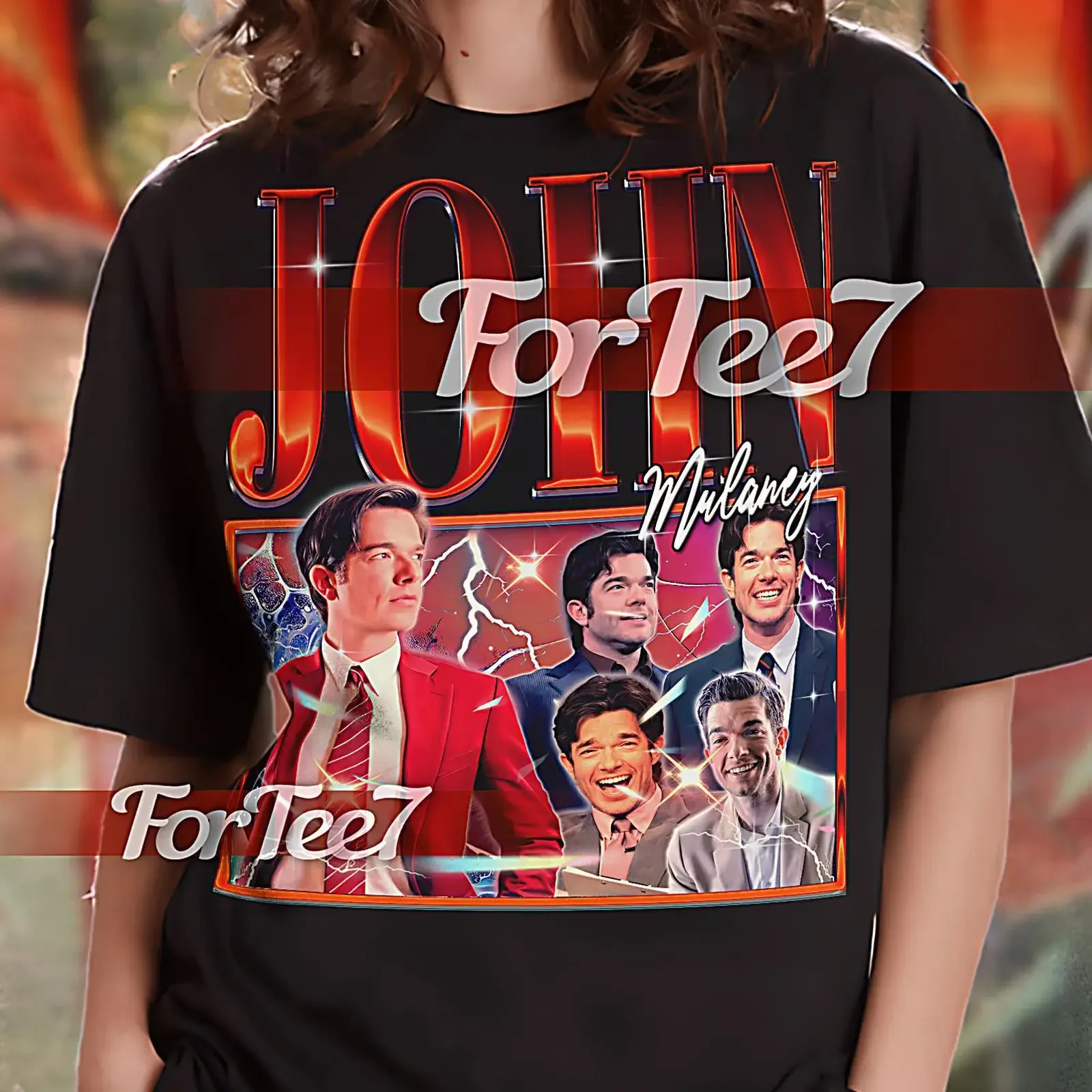 John Mulaney shirt Vintage T Homage Retro 90s Sweater Saf vintage Washed Casual designer clothes Stylish Versatile Comfortable