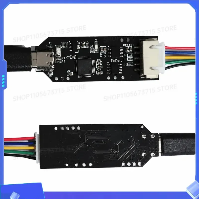for 1PCS Emulator 5V 0.5A Programming Device BLDC Update Tool V1.0 Debug Device for SNR Series Single-Chip Microcomputer