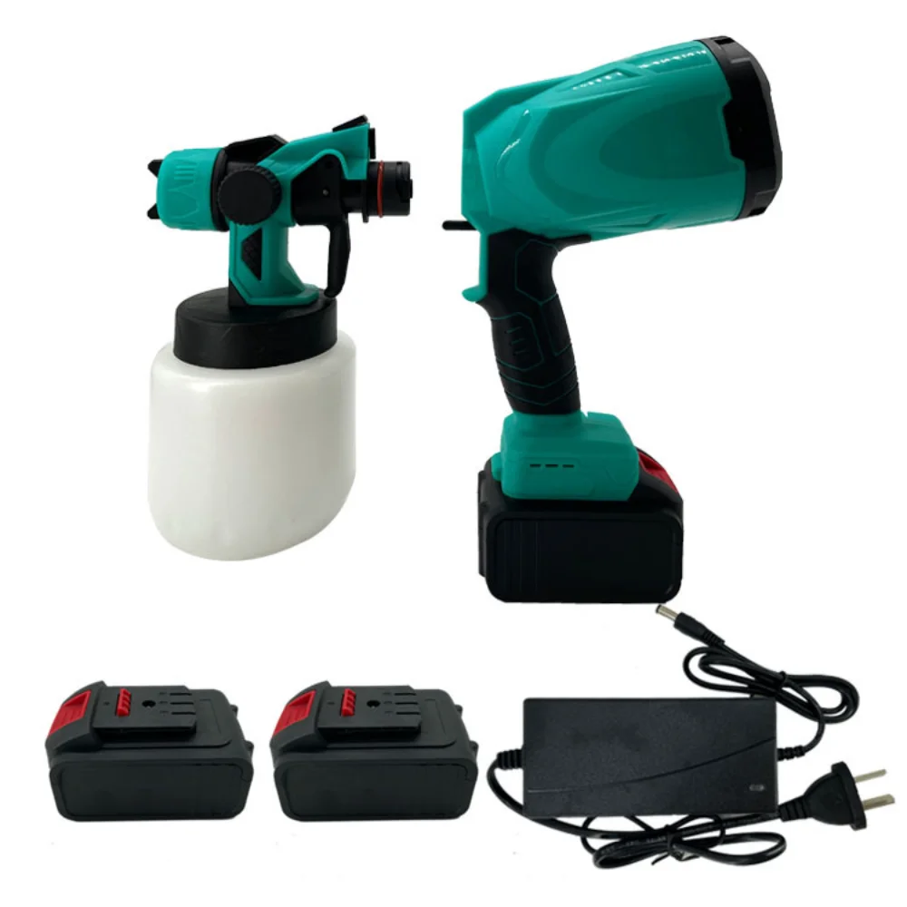 800ML Electric Spray Gun Cordless Paint Sprayer Auto Furniture Steel Coating Airbrush Compatible For Makita 21V Battery