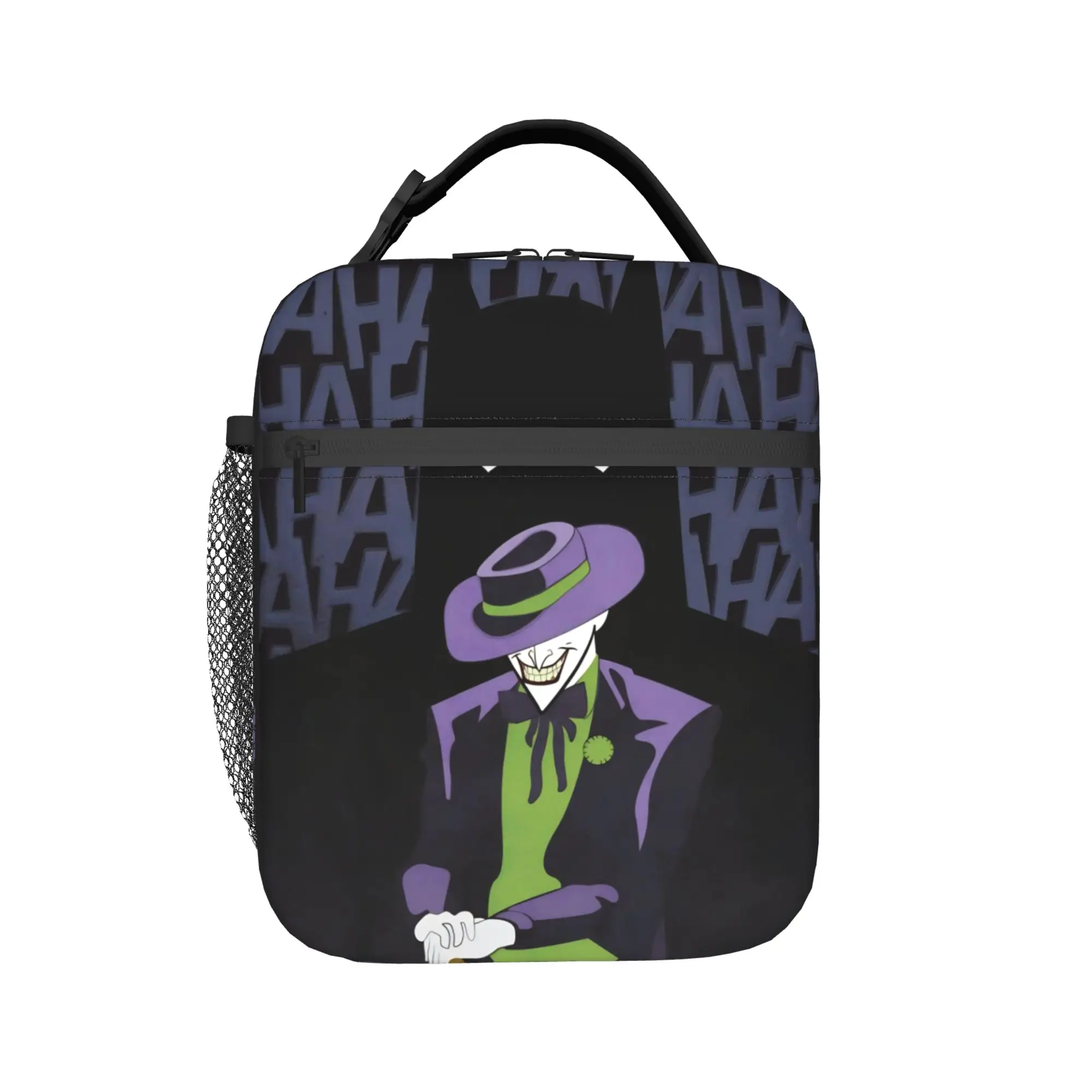 Batmans Black Bat Silhouette Insulated Lunch Bags Large  Meal Container Thermal Bag Tote Lunch Box School  Picnic Food Handbags view 3