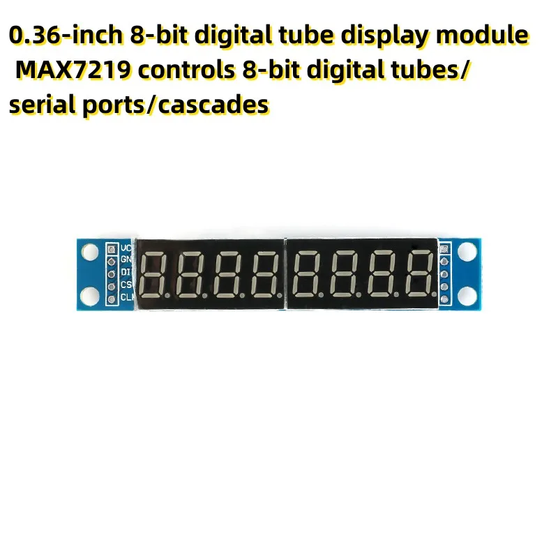 Módulo de exibição de tubo digital de 8 bits de 0,36 polegadas MAX7219 controla tubos digitais de 8 bits/portas seriais/cascadas