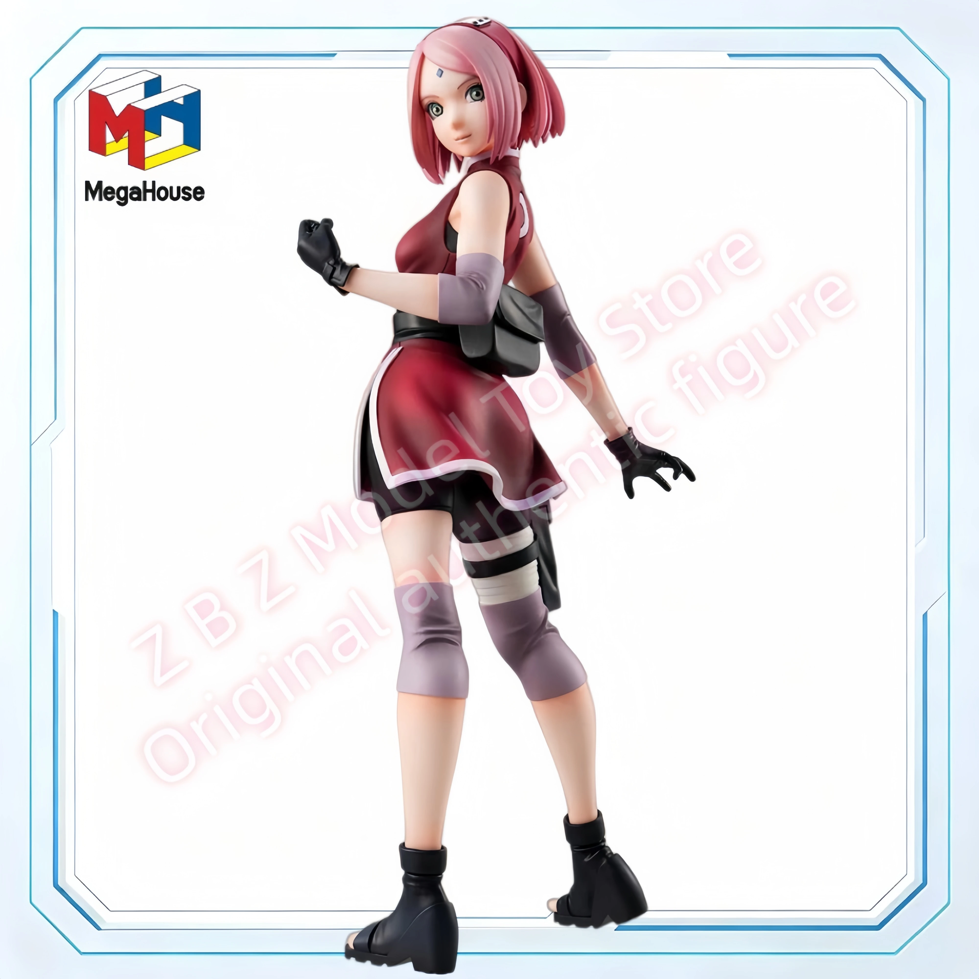 MegaHouse Sakura Ver. Bold Vigorous Confident Spirited Sharp Vivid Tough Figure For Naruto‑themed Display And Decorated Gifts