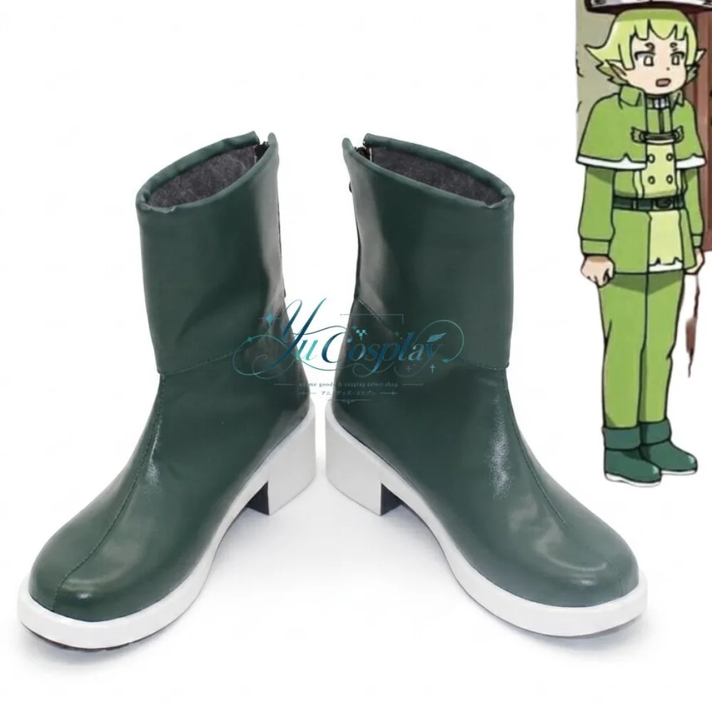 Kun Robin Cosplay Short Boots for Halloween Anime Festival Costume Party and Photo Shoot