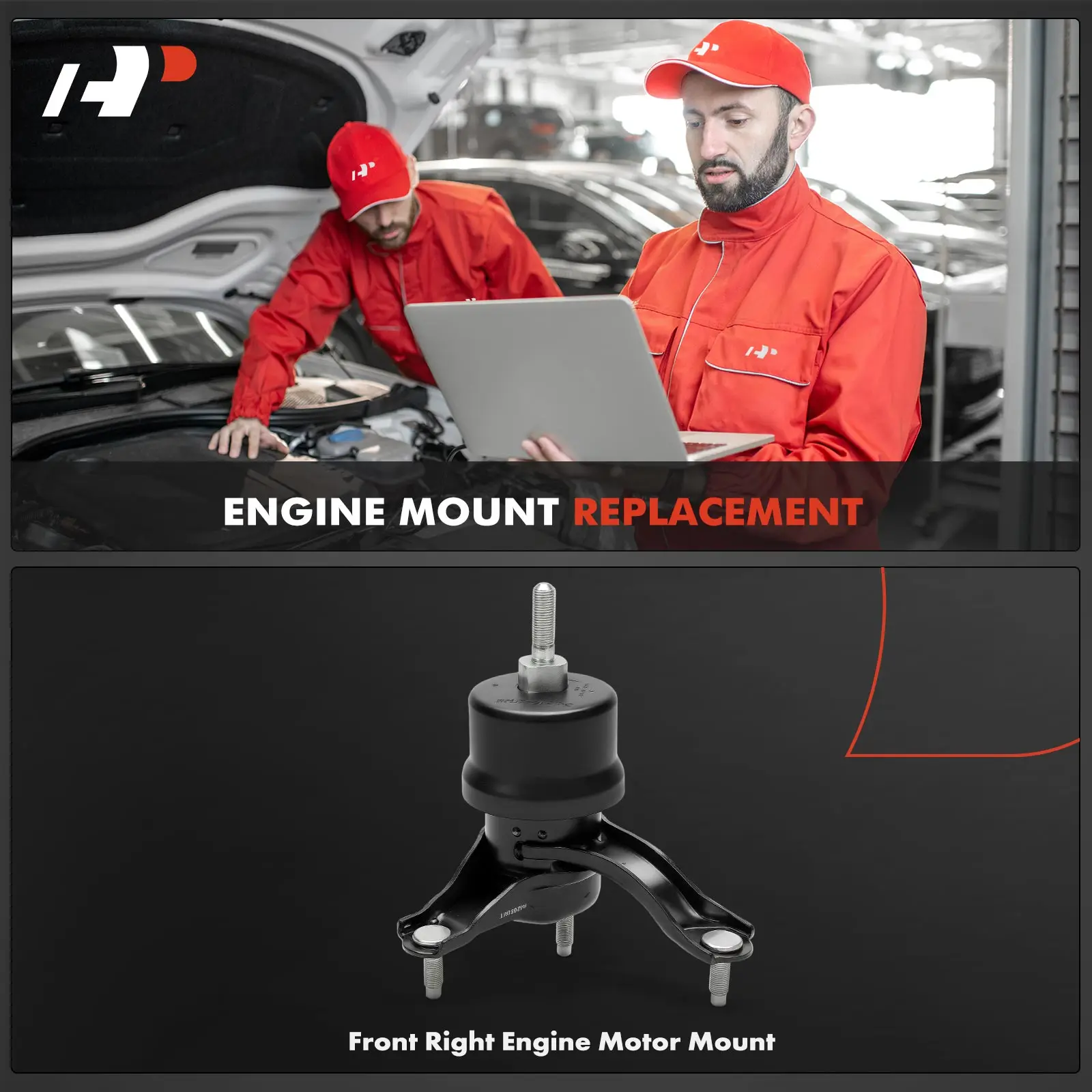 A-Premium Front Passenger Engine Motor Mount for Toyota Camry 2012-2017 Avalon 2013-2018 Lexus ES350 2013-2018
