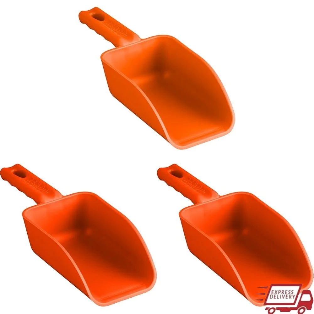 

BPA-Free Color-Coded Plastic Hand Scoop 16oz Food-Safe Kitchen Utensils Serving Gardening Pet Feeding Autoclavable Dishwasher