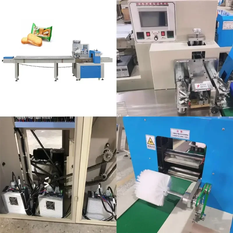 2026 CE Flow Pillow Packaging Machine KD-260 High Efficiency Automatic Horizontal Candy Bar / Energy Bar Machinery & Hardware