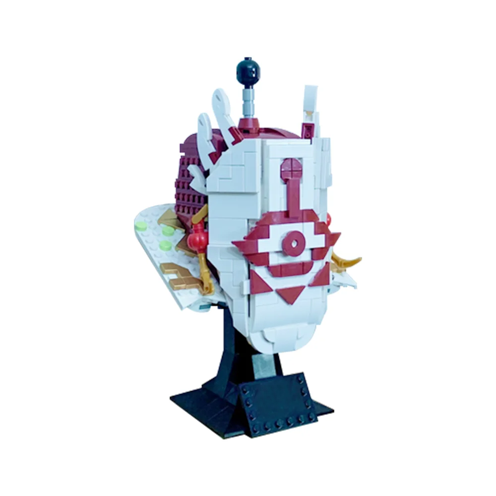 

MOC-215985 Zeldaed Master Kohga Helmet Building Blocks Model Master Kohga Helmet Bricks DIY Assemble Toys Kids Birthday Gifts