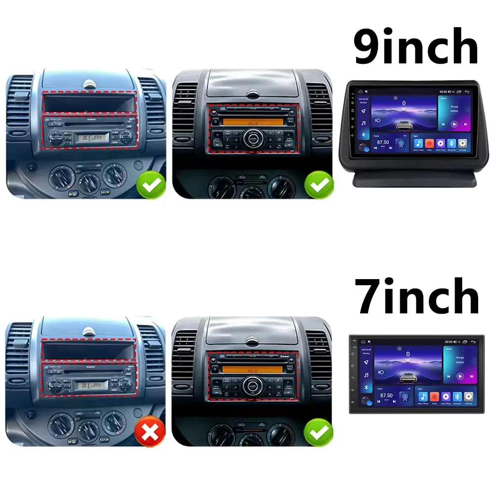 Android 16 Auto Car Radio For Nissan Note 2004 2005 2006 2007 2008 - 2012 Carplay Multimedia Player GPS Navigation DSP BT Stereo