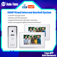 1080P Video Intercom Smart APP Wireless Video Door Phone Access Control System for Home Villa Apartment WiFi Waterproof RJ45