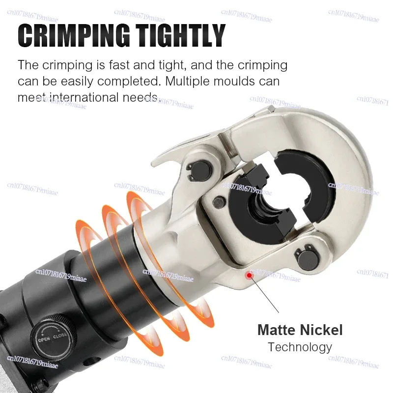

Industrial 1632 in-line Battery Electric Powered Hydraulic Crimping Tool for Pex, Aluminum Plastic Pipe Tube