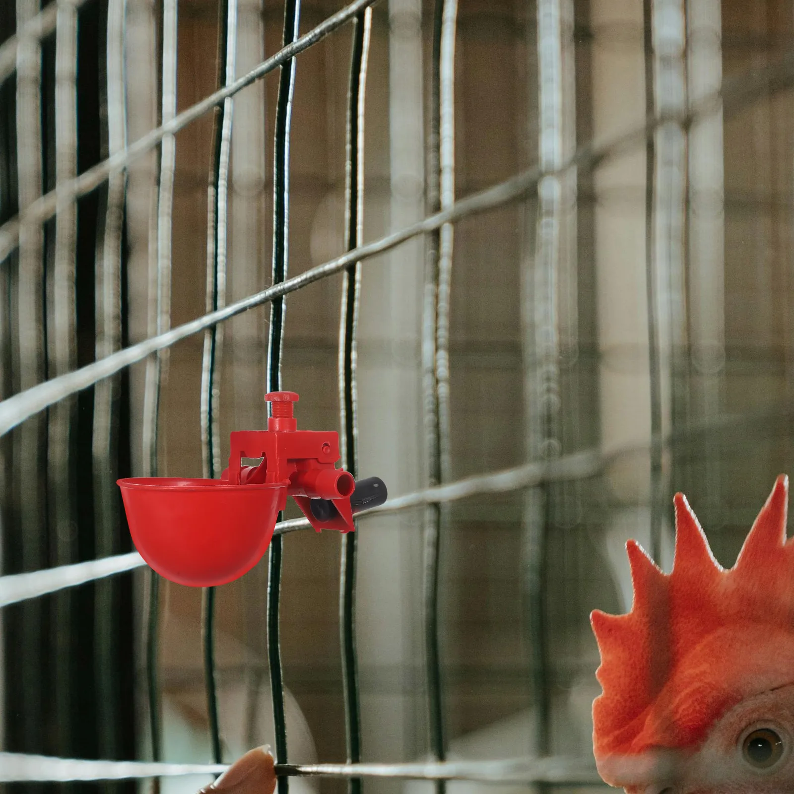 

20pcs Chick Fountain Durable Plastic Cups Auto Waterer for Chicken Pigeon Quail Birdcage Farm Use Poultry Water Drinking Cups