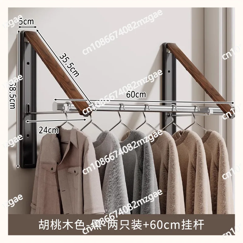 wall hanging drying rack, space aluminum balcony foldable invisible quilt drying artifact, indoor bay window hanging hanger