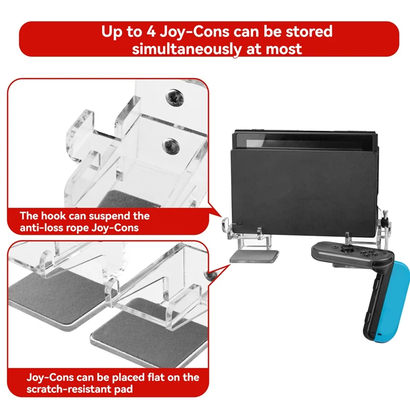 【Home-Tools!】Support mural pour console Nintendo Switch1, support de rangement, support mural en acrylique