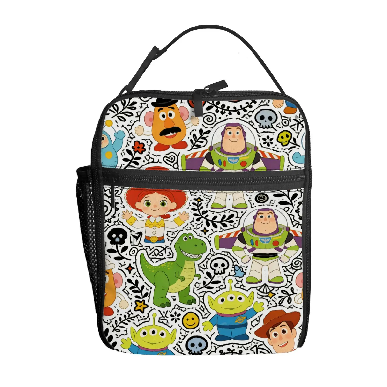 

1 шт. Сумка-ланчбокс «История игрушек» с Баззом Лайтером, высококачественная, милая, повседневная, для вечеринок, пикников, школы, подарок для ежедневного использования