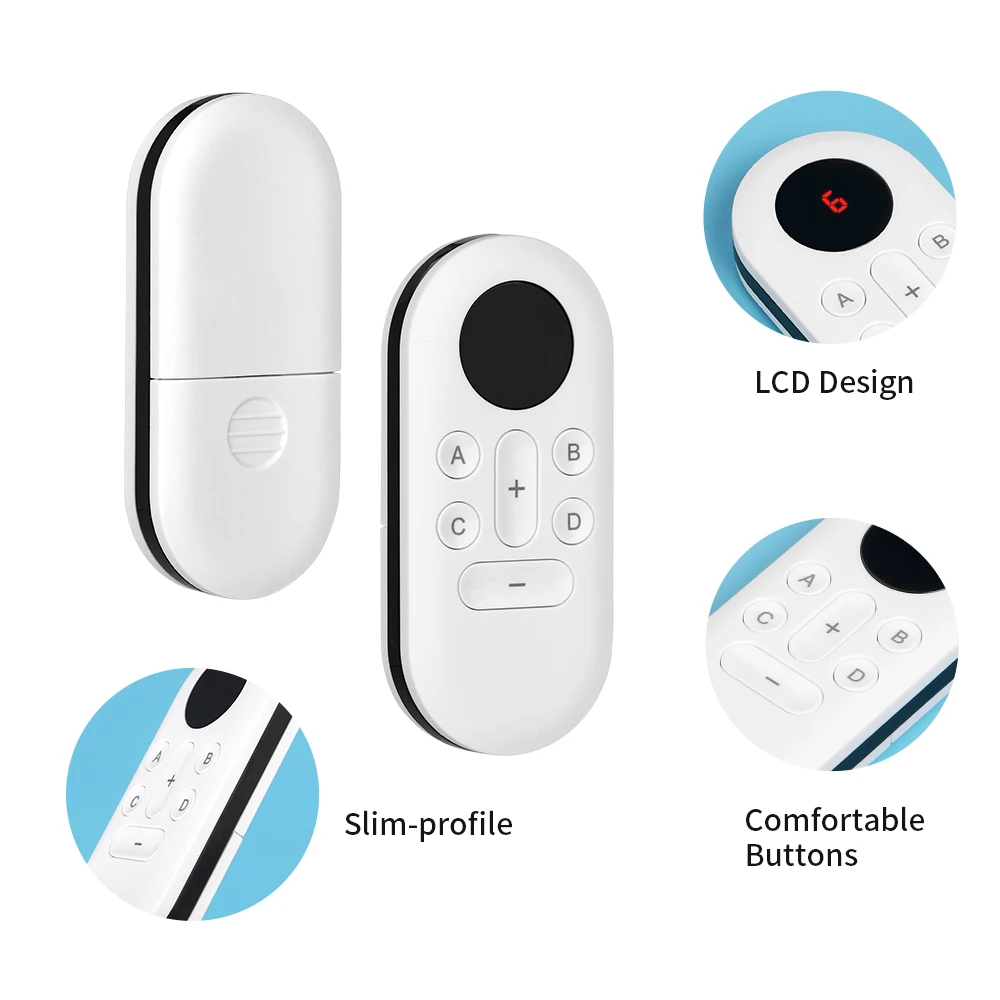 8-in-1 300-915MHz Remote Control 8CH LCD Clone Remote for Garage Door Gate Roller Shutter Opener Remote Control