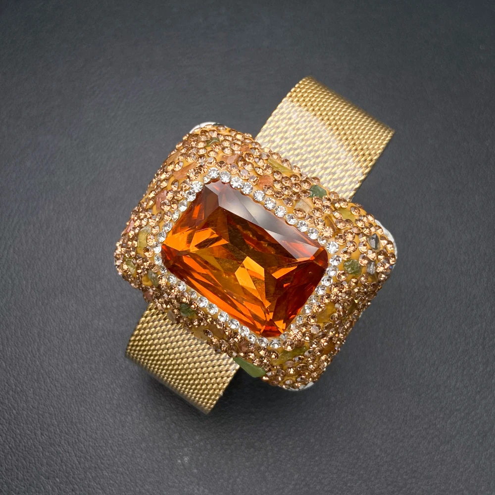 الإسورة الكبيرة الاسترليني Zultanite سوار مكون من أحجار كريمة سلطانيت فرصة غرامة مجوهرات النساء حفل زفاف هدية