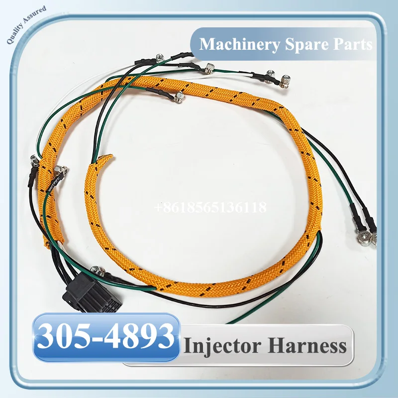

Excavator E320D C6.4 Fuel Injector Nozzle Wire Harness 305-4893 3054893 Wiring Harness Cable 305 4893