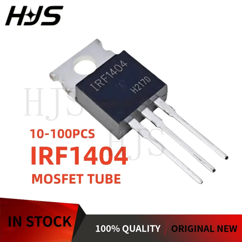 10~100PCS Brand New IRF1404 IRF1404PBF N-channel MOSFET Field effect tube TO-220 In Stock