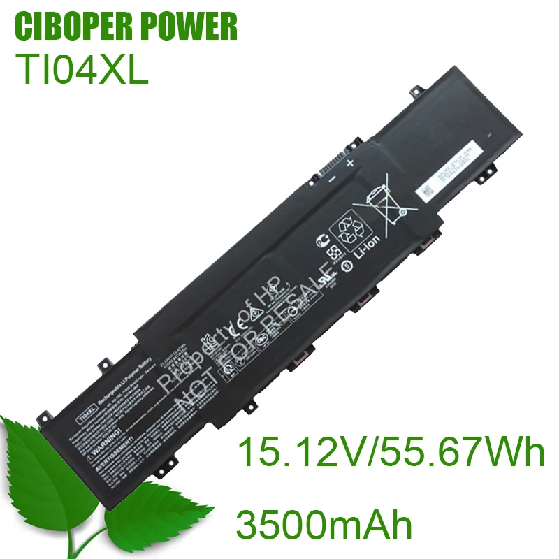 CP Genuine Laptop Battery TI04XL 15.12V/55.67Wh/3500mAh For Envy 17M M24420-1D1 M24563-005 HSTNN-IB9T Notebook