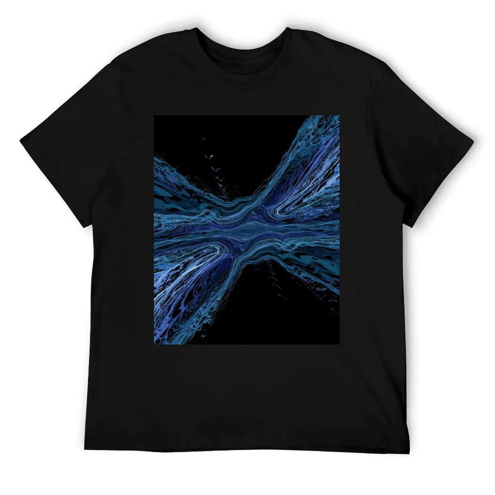 

Blue Geode Abstract Lapis T-Shirt t shirts with prints man graphic t shirt man t shirts graphic T-Shirt