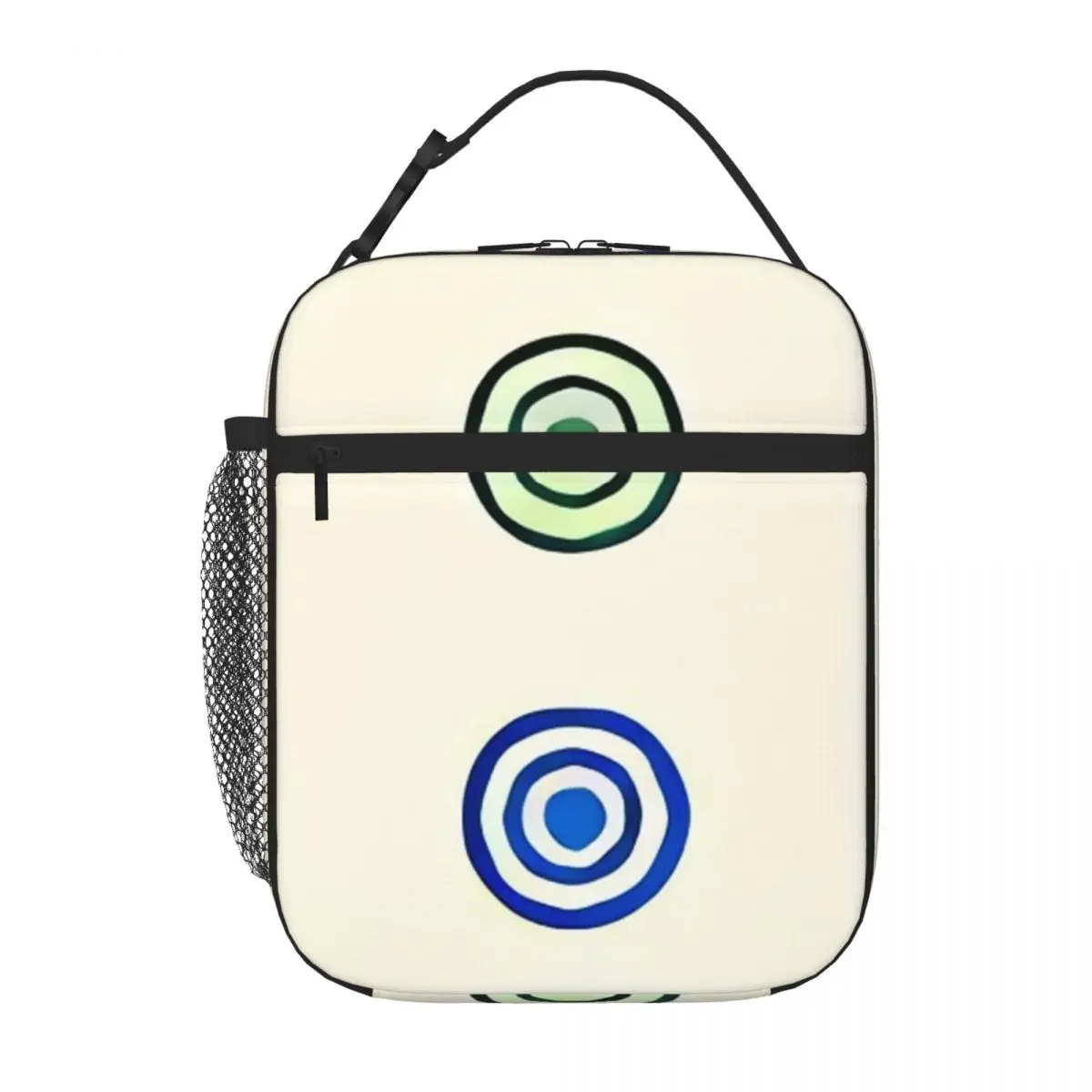 Bestselling Interesting Mahjong Two Rainbow Print Sports Lunch Bag Family Outing Picnic Lunch Bag