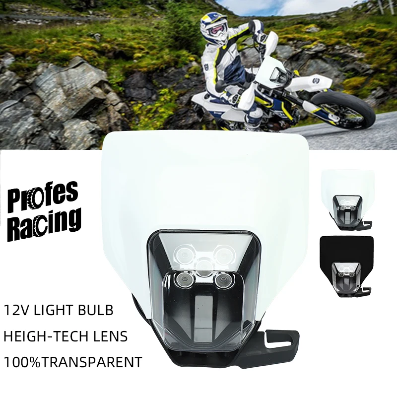 

2022 Motorcycle LED Headlight Headlamp For Husqvarna FC FE FX TC TE TX 125 250 300 350 450 501 FE250 FC250 TE300 Head Lamp Light