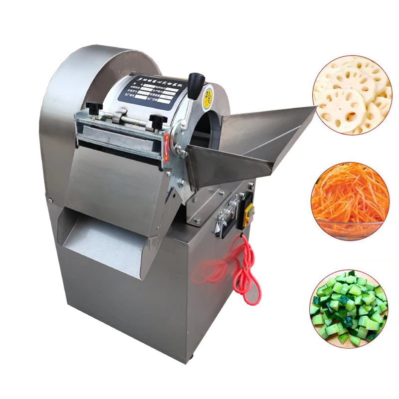 

Vegetable Cutter Machine Stainless Steel Ginger Cutter Dicing Machine Electric Slicer Food Shredder