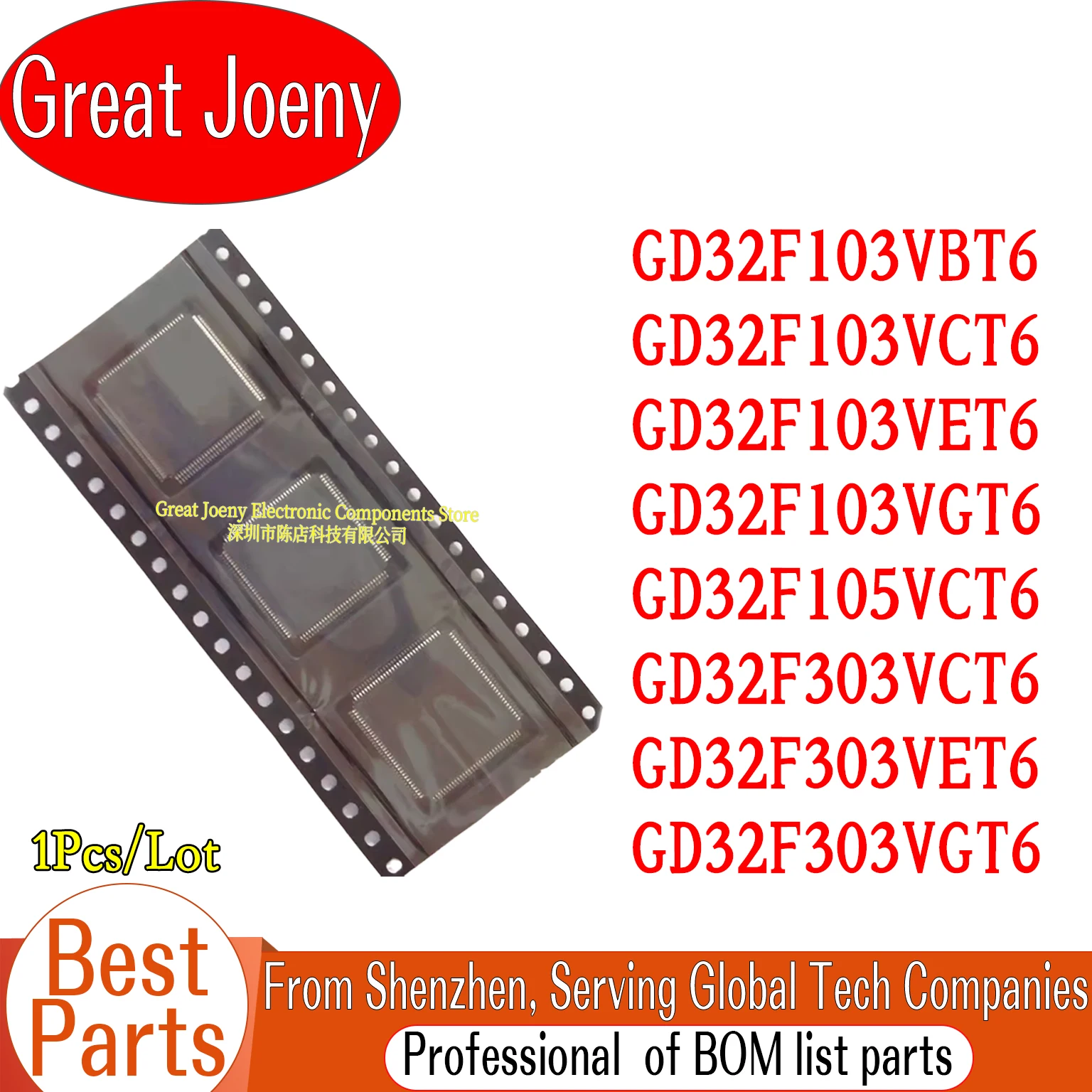 GD32F103 GD32F303 GD32F103VBT6 GD32F103VCT6 GD32F103VET6 GD32F103VGT6 GD32F105VCT6 GD32F303VCT6 GD32F303VET6 GD32F303VGT6