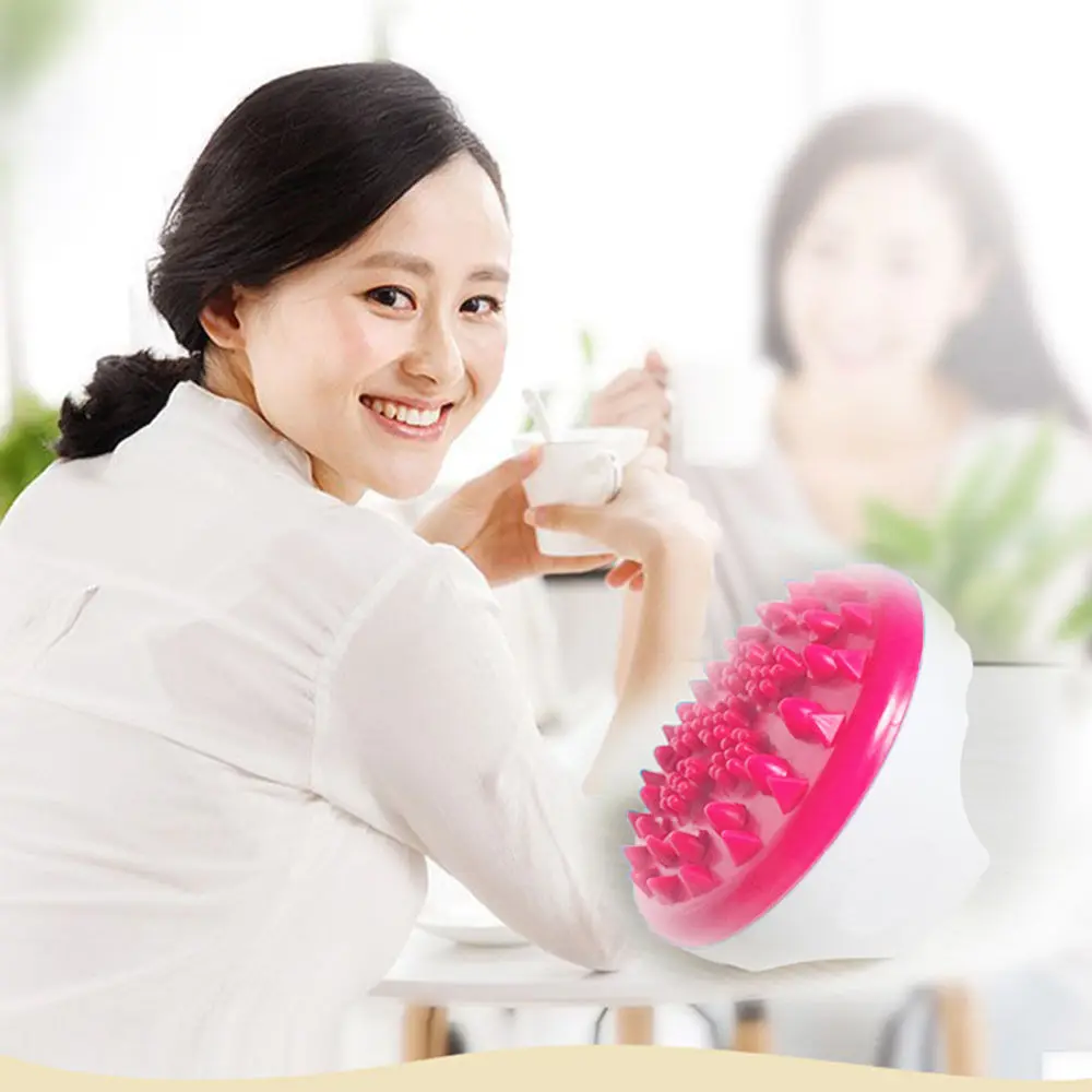 

Anti Cellulite Massager For Body Firming Toning Massage Brush Legs Thighs Pink Cellulite Removal Function Body Spa Brush