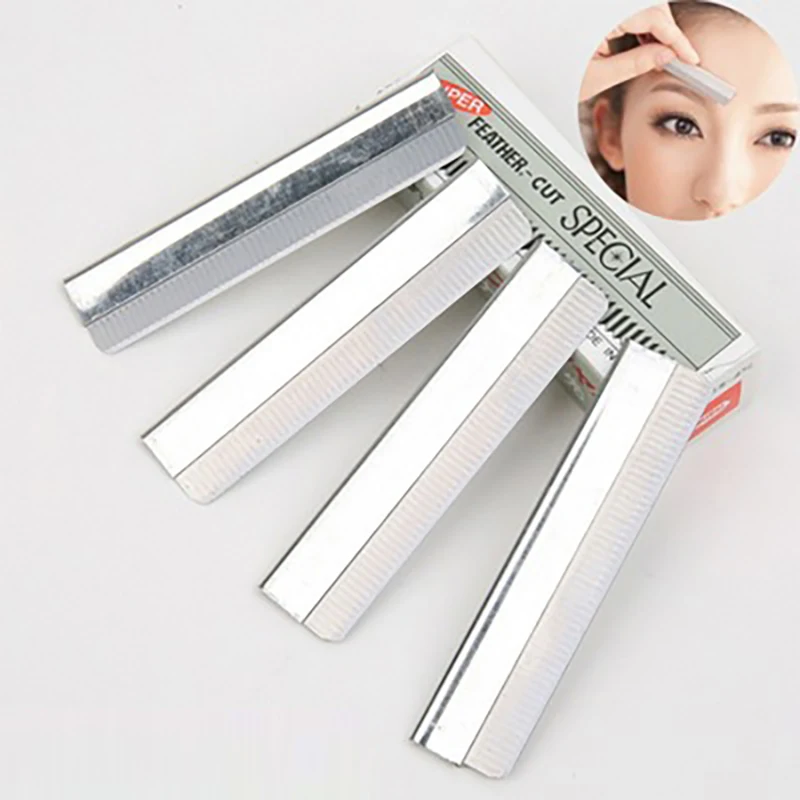 Professional Convenient 10-piece Box Easy To Use Efficient Eyebrow Shaping Eyebrow Trimming Blade Eyebrow Shaping Makeup Artist