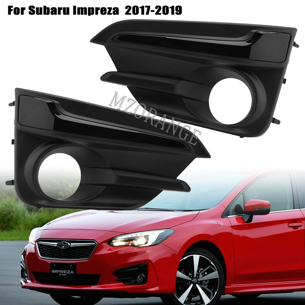 

Car Front Bumper Fog Light Cover For Subaru Impreza 2017 2018 2019 Fog Lamp Trimming Bezel Cap Headlight Shade Grille Frame