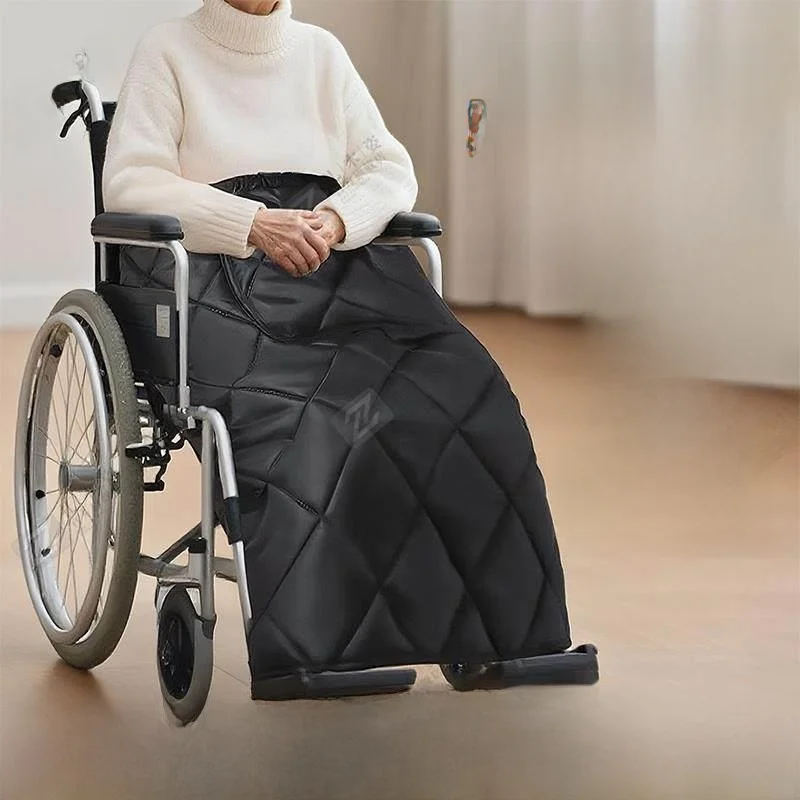 

Ветрозащитное одеяло для инвалидной коляски, защита для ног и коленей, зимняя ветрозащитная накидка для путешествий и прогулок