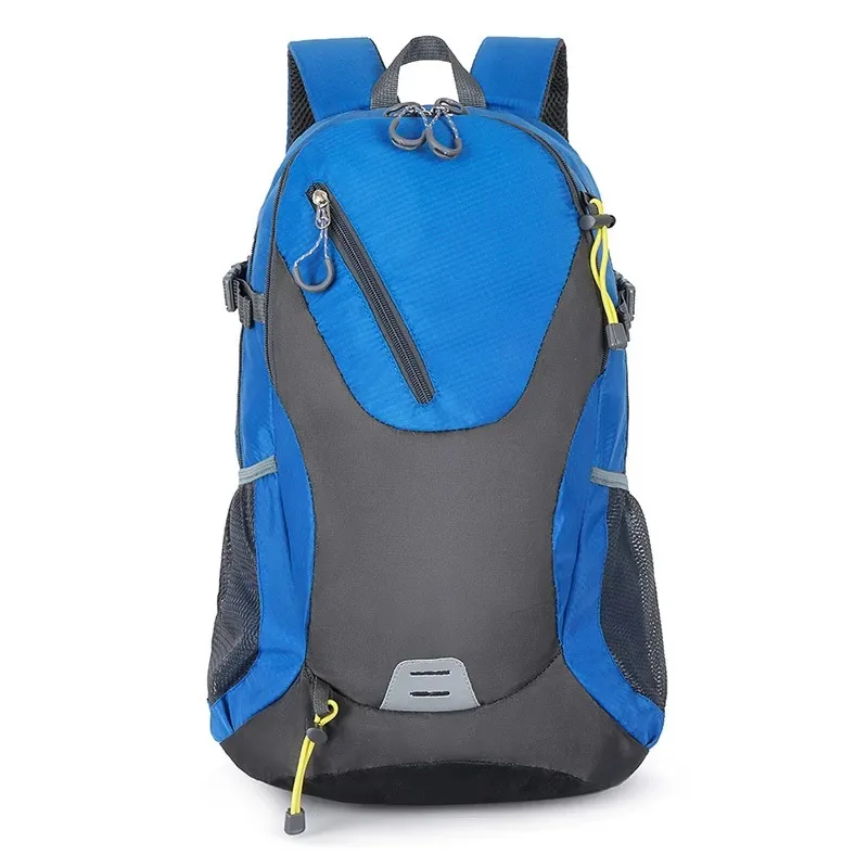 Mochila de viagem impermeável para homens e mulheres, bolsa clássica de esporte ao ar livre, patchwork casual, alta qualidade, 40L