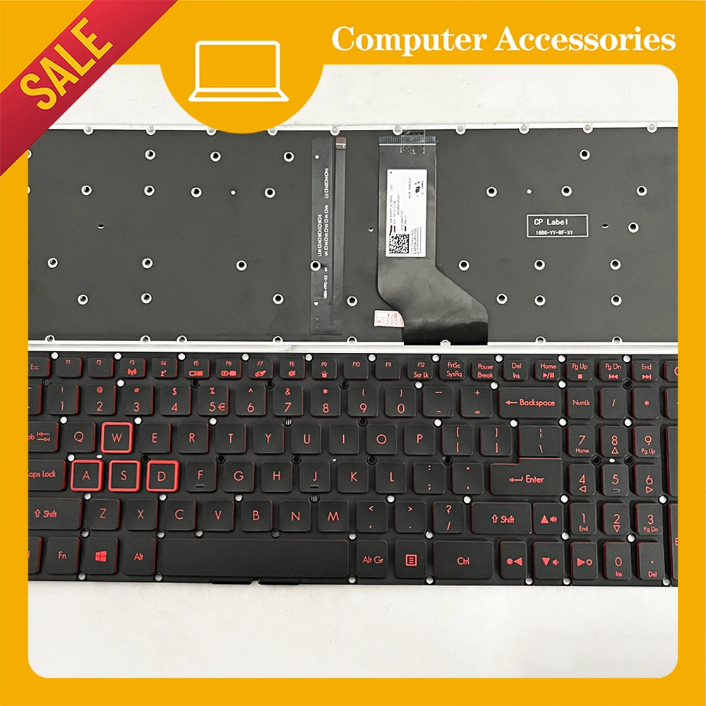 AN515-52 Laptop keyboard LA Spanish Backlit Keyboard for Acer Nitro 5 AN515-51 53 AN515-31 AN515-41 42 LG5P-A52BRL A50BRL A53BRL
