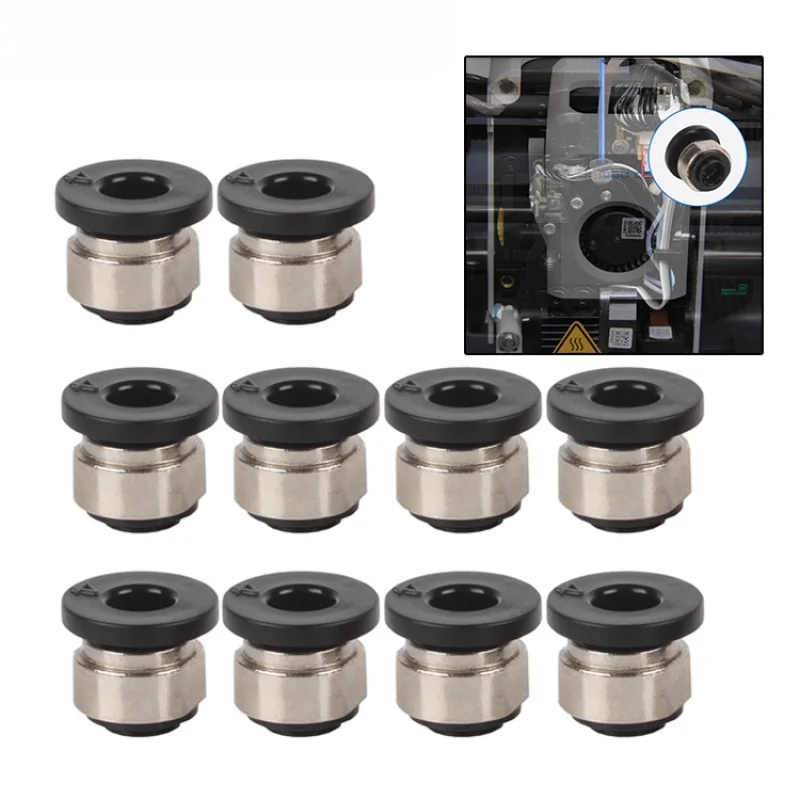 

10 шт. для Tuozhu X1 P1s Холла, экструдер, подающая труба, пневматическое соединение