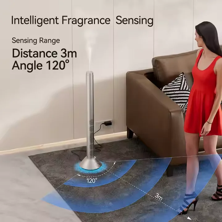 Nova operação silenciosa de longa duração aplicativo inteligente casa aromaterapia quarto do hotel difusor de perfume com sensor de fragrância inteligente