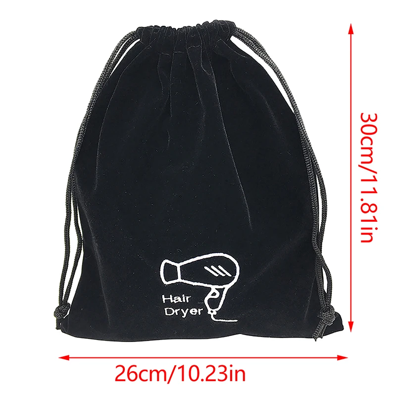 1 PC Hair Dryer Cloth Bag Hair Diffuser Hair Dryer Bag Drawstring Closure Cover Canvas Storage Belt Mouth Drawstring Dust Bag