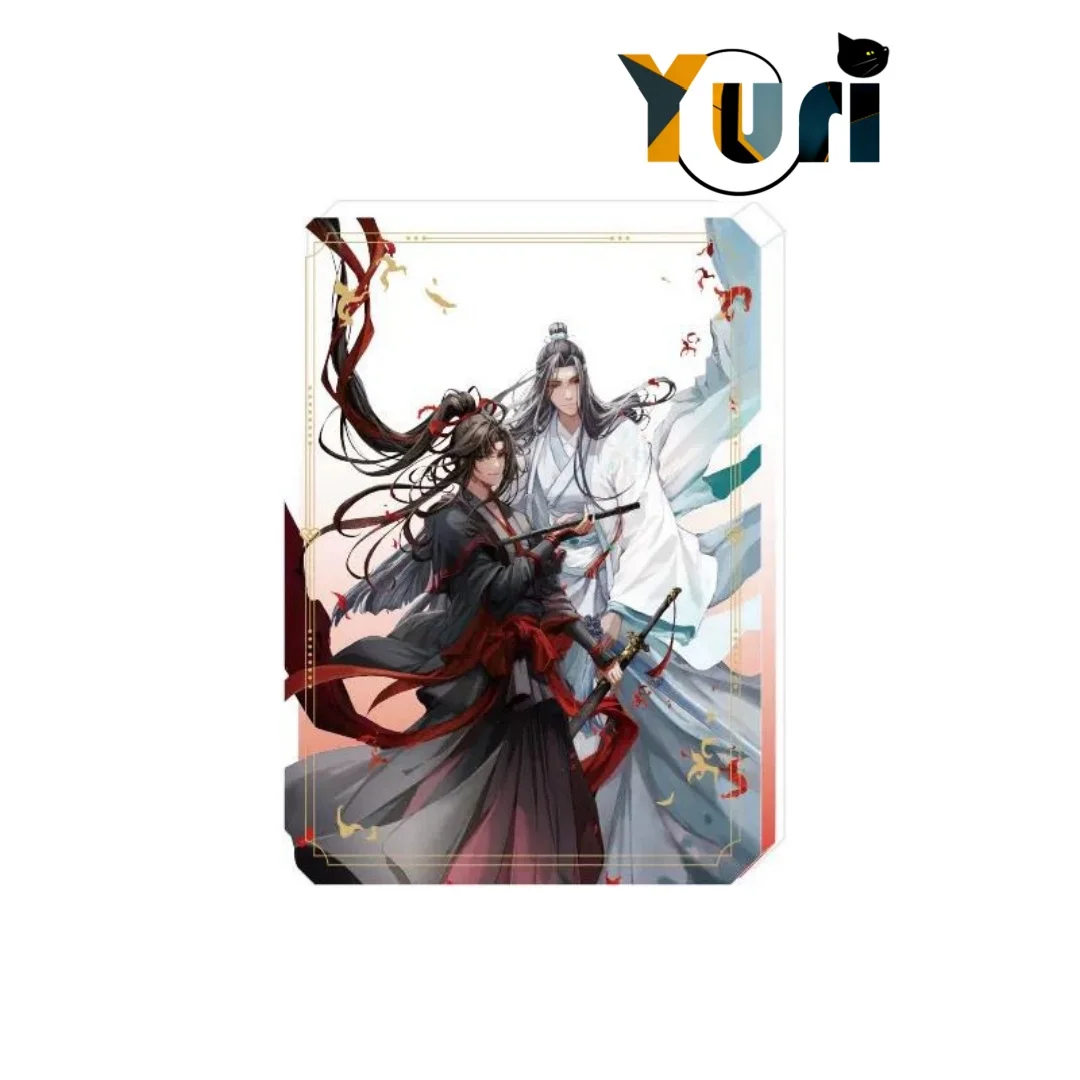 Anime Mo Dao Zu Shi MDZS Lan Wangji Wei Wuxian Acrylic Stand Badge Pin Cosplay Props Cute The Untamed C KA