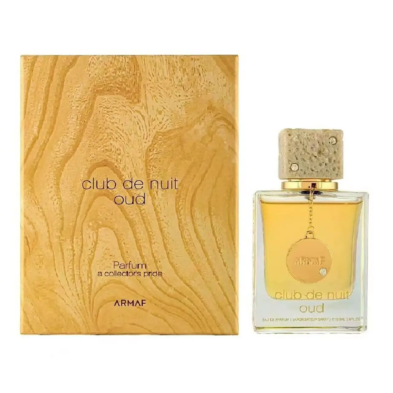 Armaf Club De Nuit Oud Unisex Eau De Toilette Spray 3.6 Oz - Long Lasting Fragrance for Men And Women