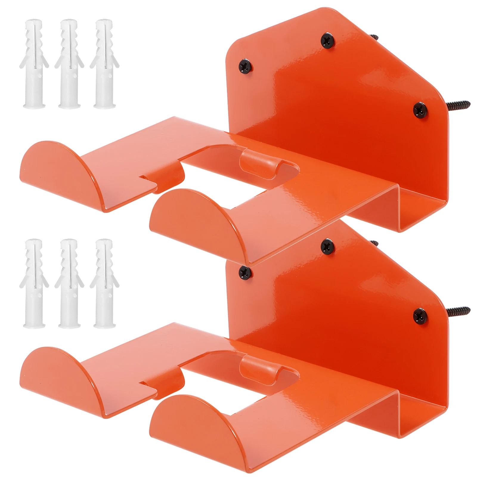 

1/2Pcs Wall Mounted Weed Trimmer Rack Heavyduty Garden Power Tool Hanger Steel Weed Whacker Holder for Grass Trimmer Garden Tool