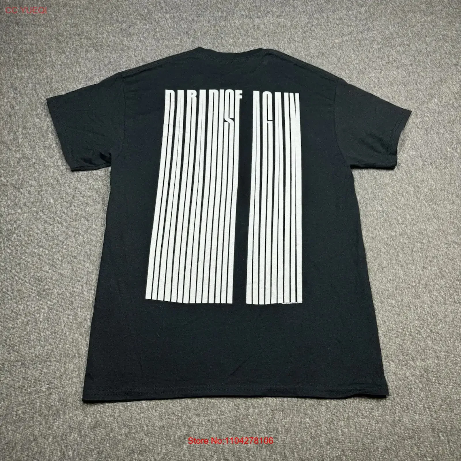 Camiseta para hombre Swedish House Mafia, talla mediana, negra, Tour Merch 2022 Paradise Again, estilo vintage, streetwear versátil