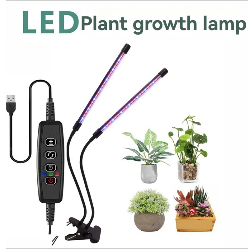 M12K-USB LED Pianta Coltiva La Luce Giardino Interno Livelli Dimmerabili Coltiva La Luce Spettro Completo Impostazione del Timer Serra Idroponica