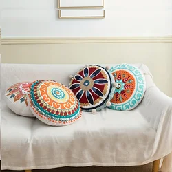 1pc Cozy Moroccan Bohemian Minimalist Pillowcase Soft Neutral Decorative Throw Pillow Cover for Living Room Bedroom and Nursery