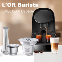 For PHILIPS L'OR Barista Reusable Capsule Espresso Coffee Maker Stainless Steel Filter Pod Coffee Maker Accessories