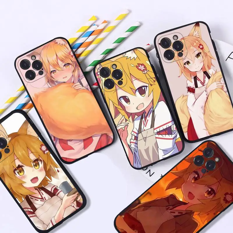 Anime The Helpful Fox Senko San Phone Case For iPhone 8 7 6 6S Plus X SE 2020 XR XS 14 11 12 13 Mini Pro Max Mobile Case