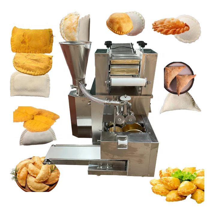 High Production Small Pelmeni Machine Samosa Folding Dumpling Maker Automatic Pierogi Ravioli Empanada Making Machine