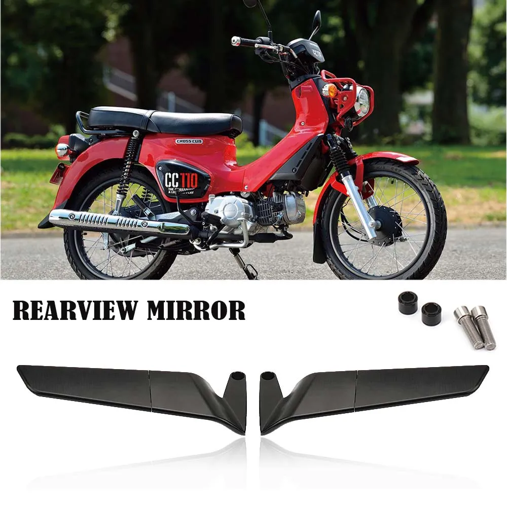 

For Honda Cross Cub CC110 Invisible Mirror Winglet Rearview Mirror CC110 Accessories Motorcycle Rearview Mirror