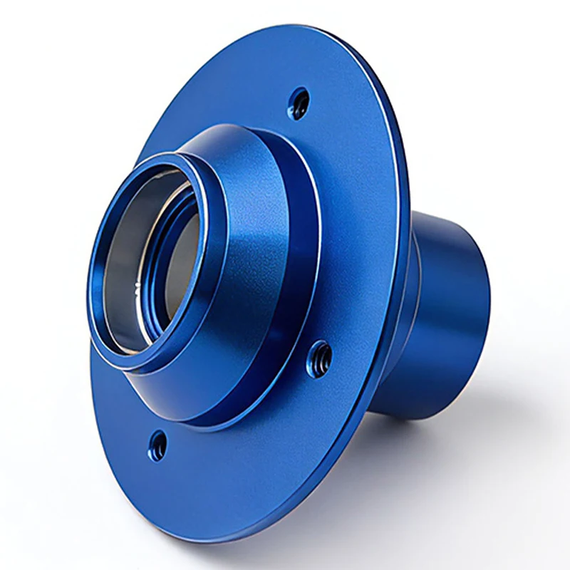 Custom Metal Anodized Parts Blue Powder Coating Parts Electronic Housing CNC Machining Service